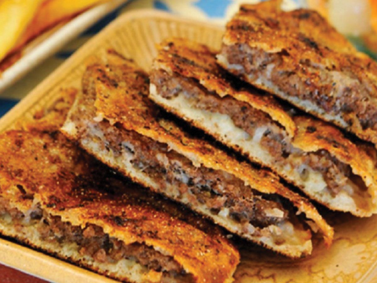 baladi Hawawshi loaf with Cheese