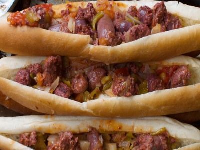 1/2 Oriental Sausage Sandwich