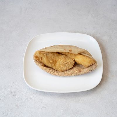 رغيف فيليه نصفين