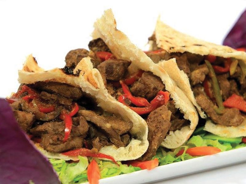 Liver With Baladi Leia Loaf