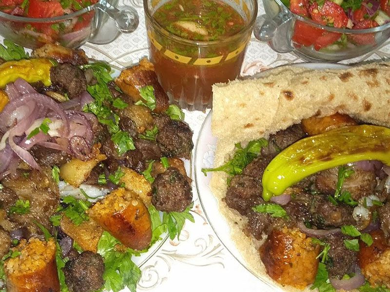 Kofta With Liver Loaf