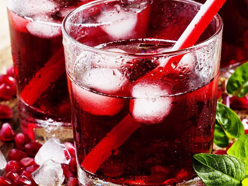 Pomegranate Seeds Cocktail