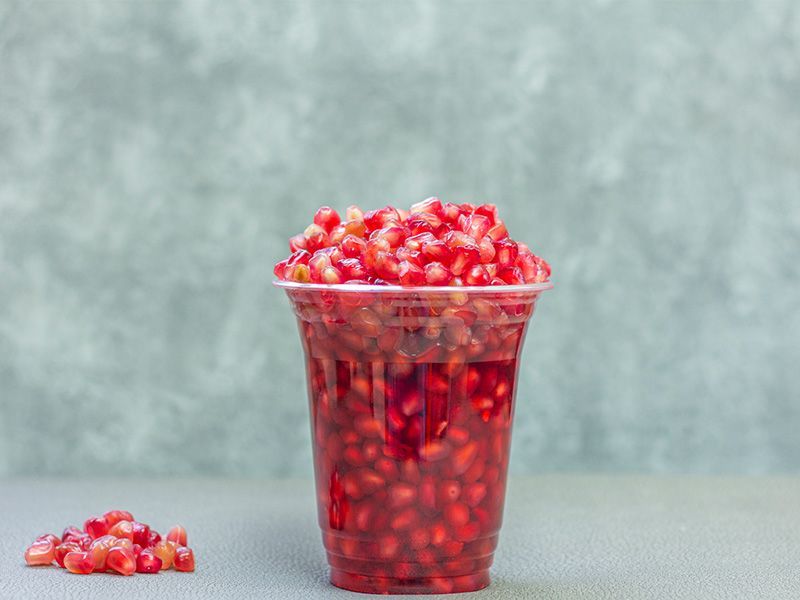Pomegranate seeds Juice