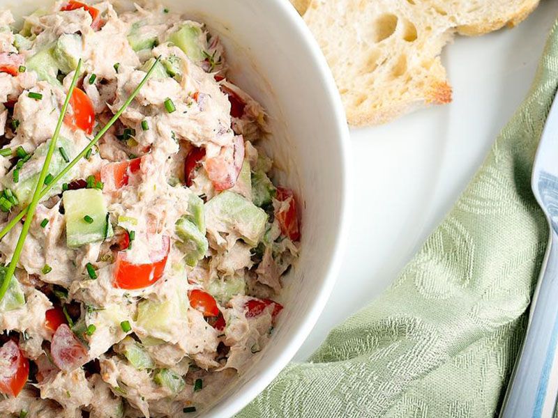 Herring With Sesame Paste Salad