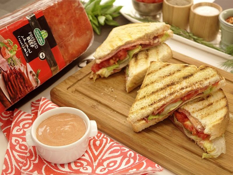 Cold Roast Beef Sandwich