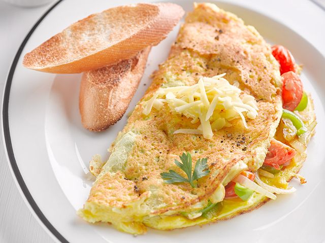 Omelette With Roasted Vegetables