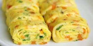 Eggs With Cheese Roll