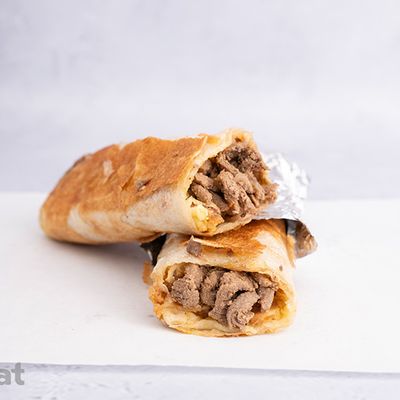 Meat shawarma roll