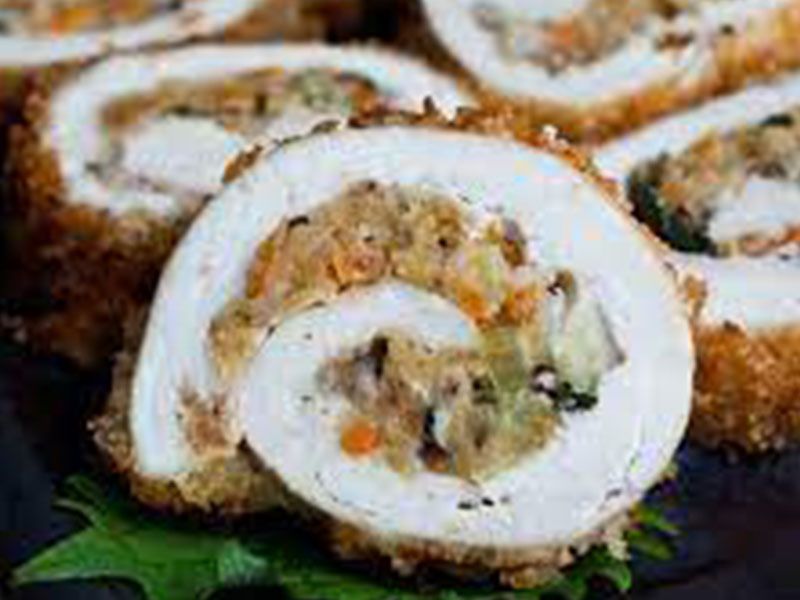 Chicken Roll Pizza