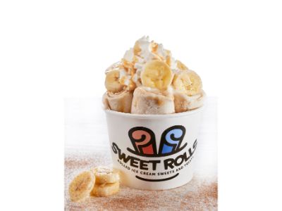 Banana Roll With Yogurt