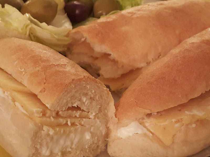 Roumi Cheese With Butter Sandwich