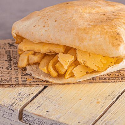 Roumi cheese potatoes