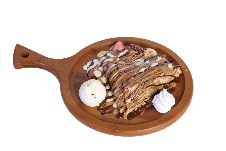 Chocolate Mix Cake Crepe