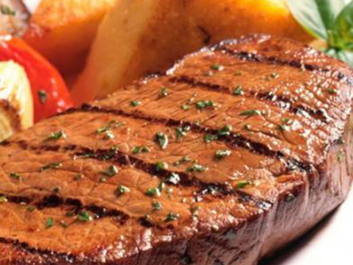 RIB EYE STEAK dish