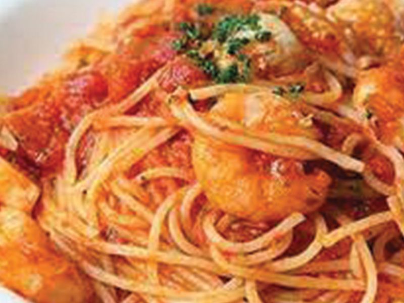 Shrimp Red Pasta