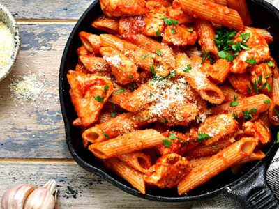 Red Sauce Pasta With Liver