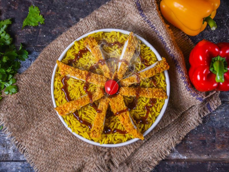 Rizo With Crispy Chicken