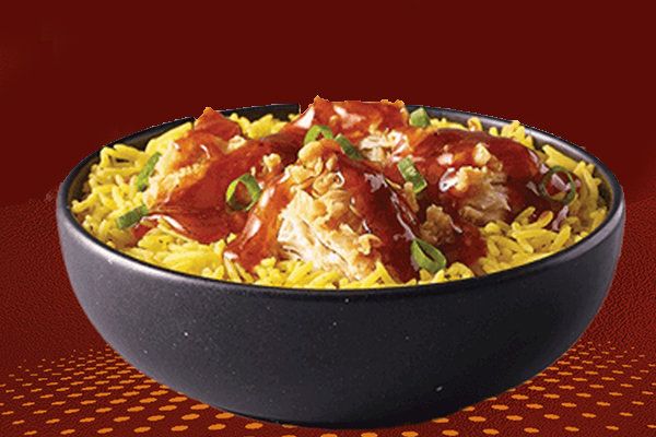Rice With Chicken Pieces