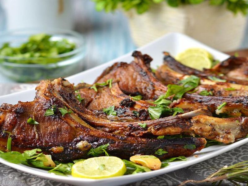 Grilled Mutton Ribs