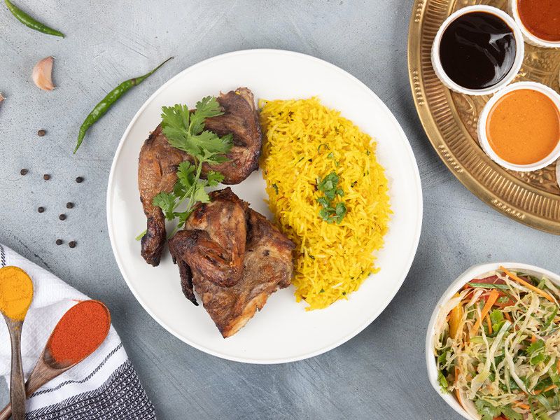 Quarter Grilled Chicken Thigh