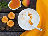 Peach yogurt