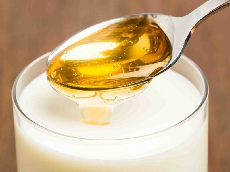 Yogurt With Honey Juice