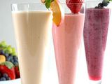 Yogurt And Fruits Cocktail