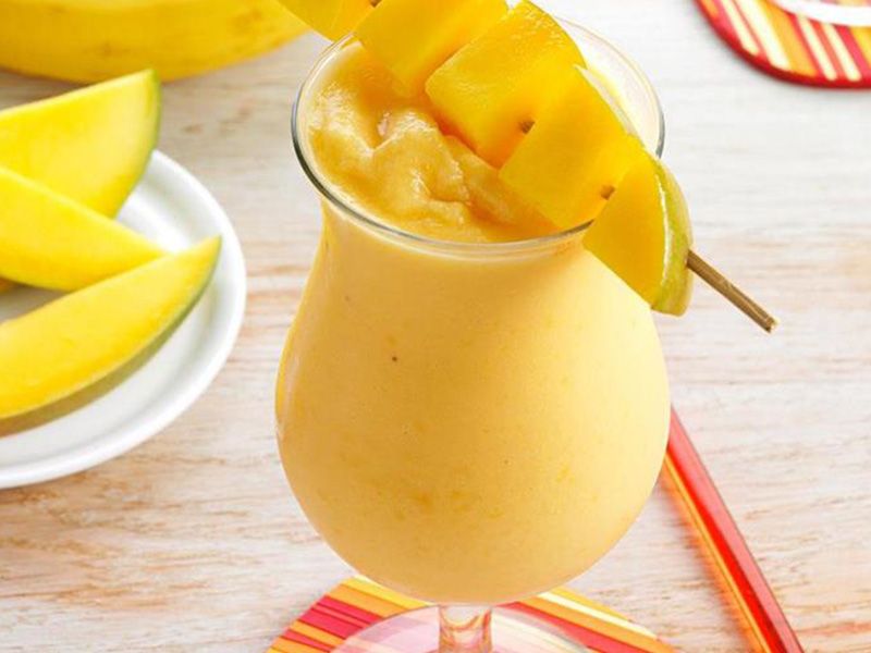 Yogurt With Mango Juice