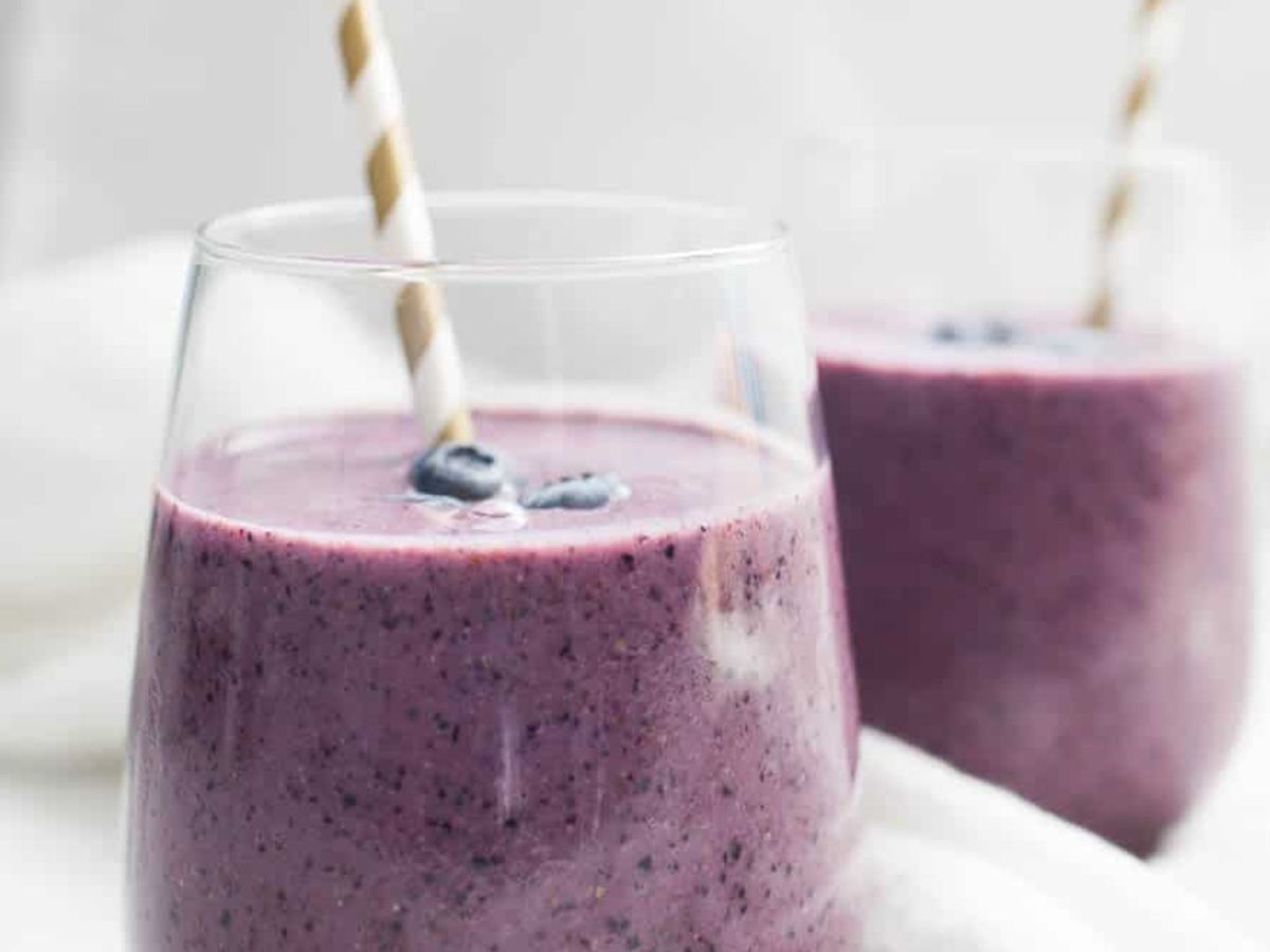 Blueberry yogurt
