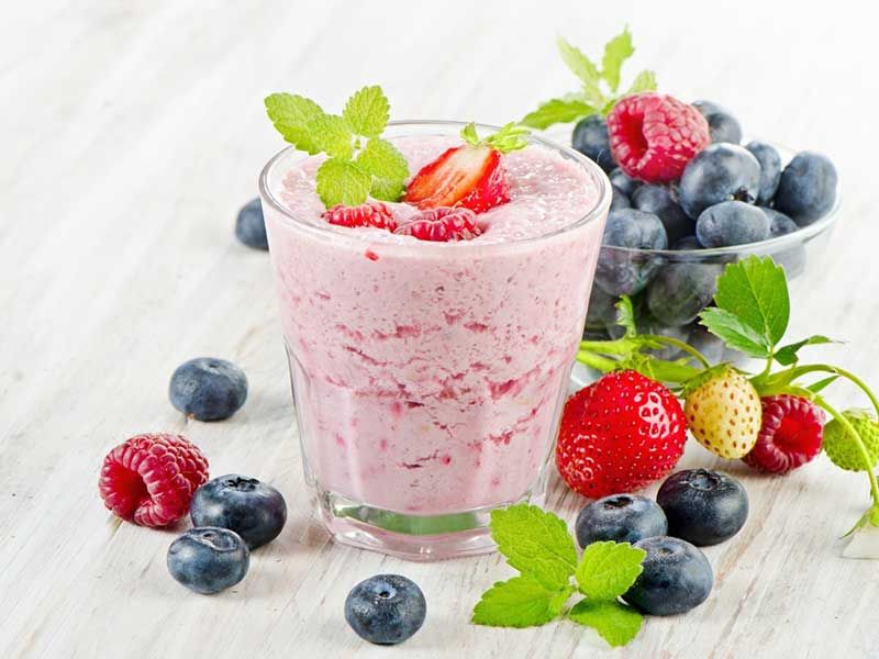 Iced Blueberry Yogurt