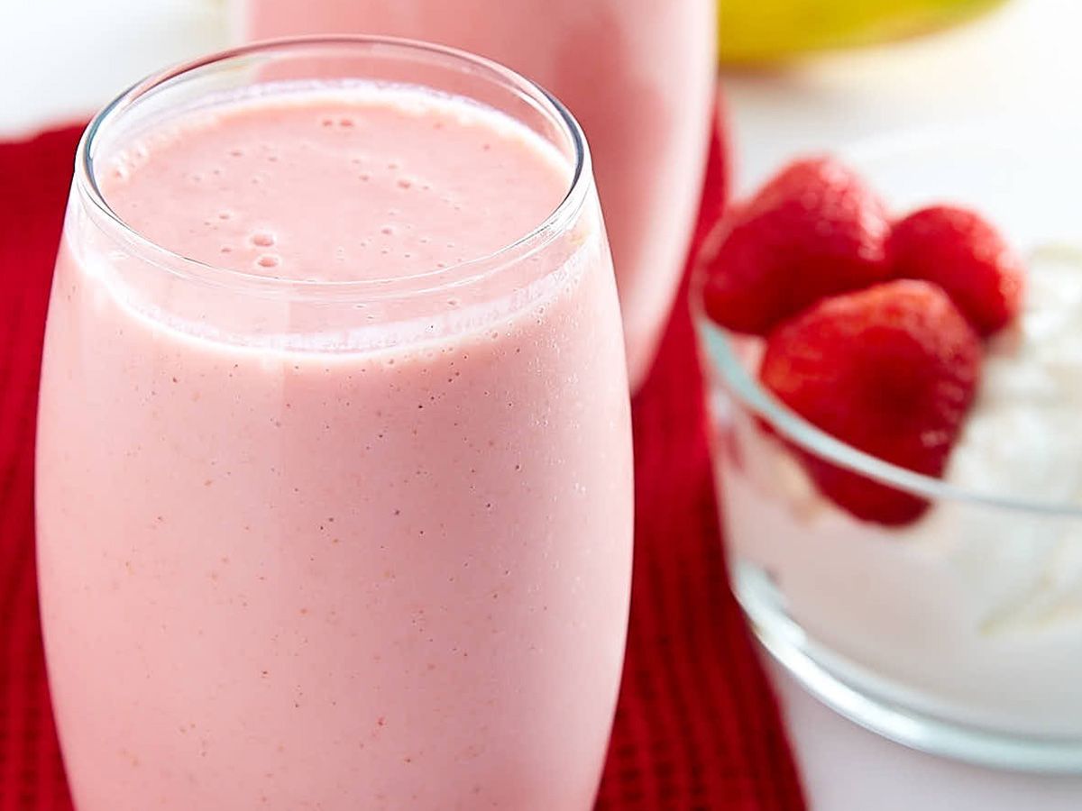 Strawberry yogurt
