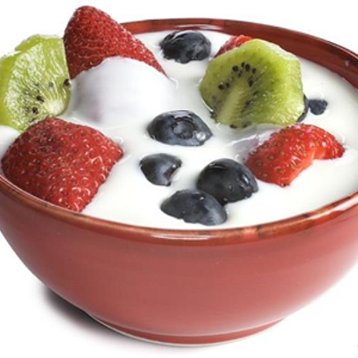Cut Fruits Yogurt