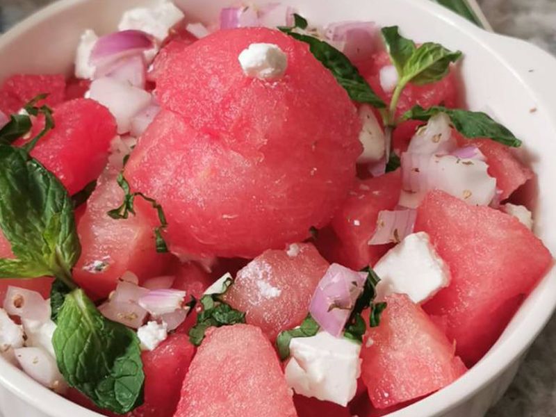 Watermelon Iced Yogurt