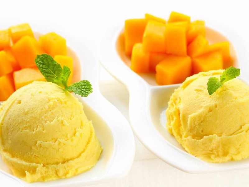 Mango Iced Yogurt