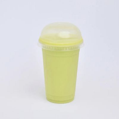 Avocado with yogurt and honey cup