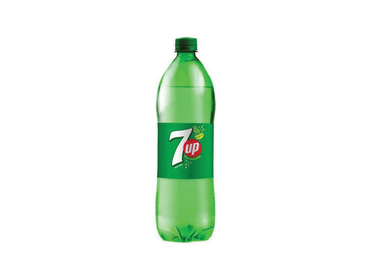 7 UP liter bottle