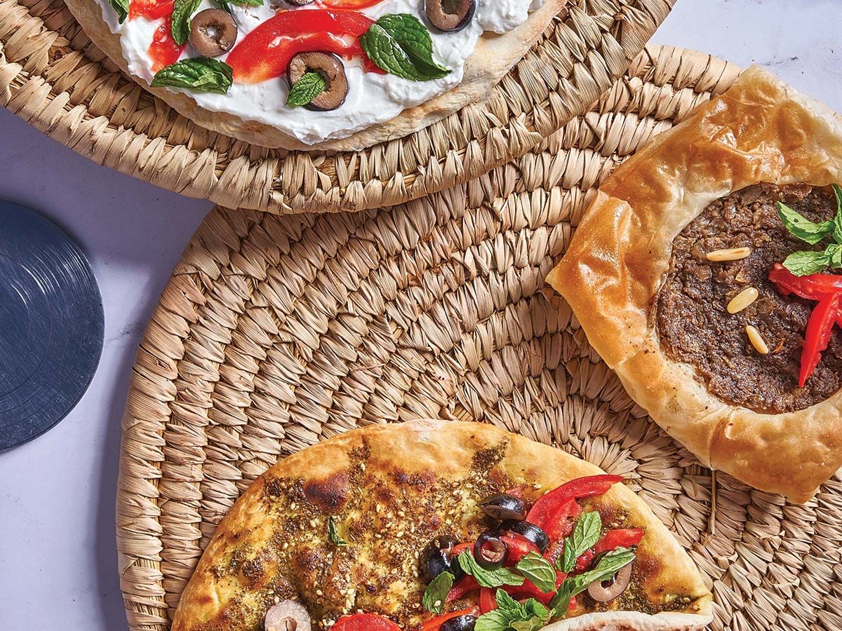 Zaatar Manouche With Greens