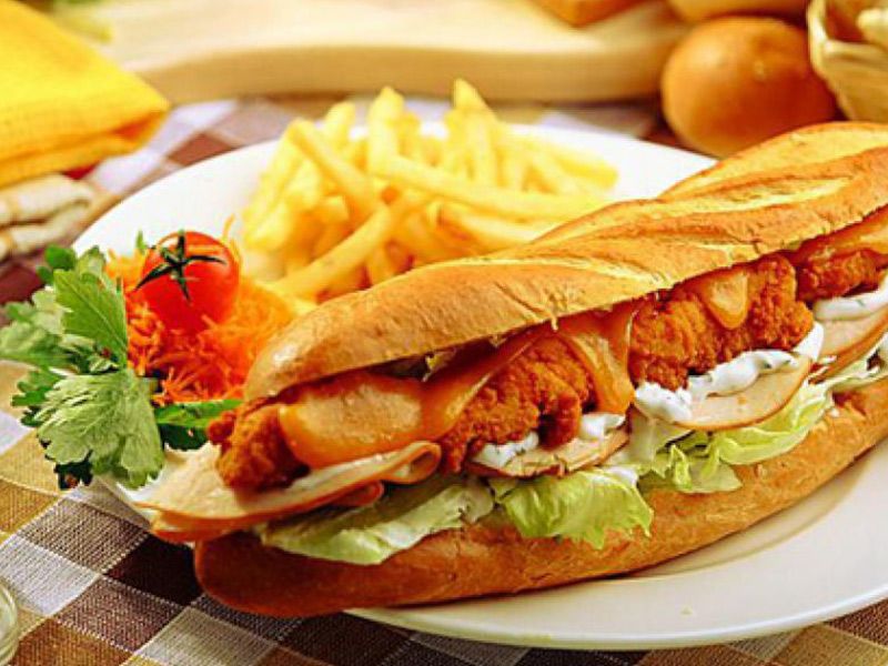 Spicy Chicken Zinger Sandwich