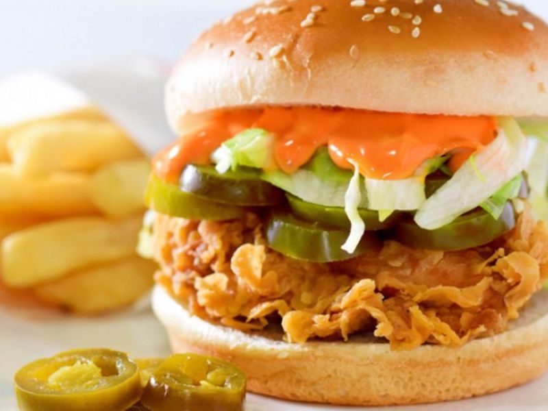 Mozmoz Chicken Zinger Sandwich