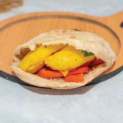 ساندويتش جمبري وبطاطس