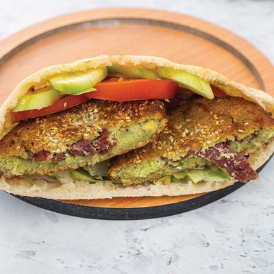 Taamia With Pastrami