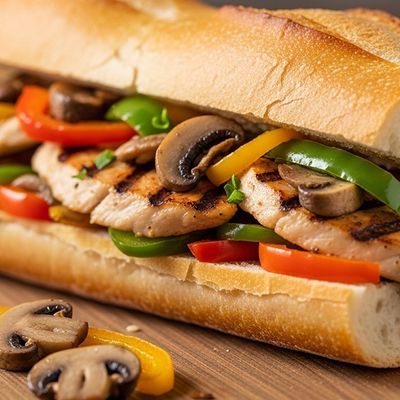 Chicken Fajita French Sandwich