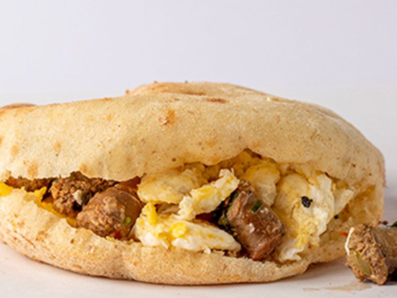 Foul With Eggs Sandwich