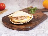 Foul with Fried Egg sandwich