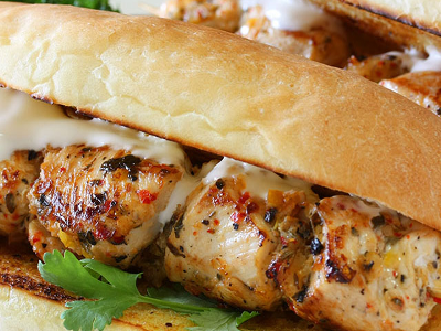 Shish Tawook Sandwich