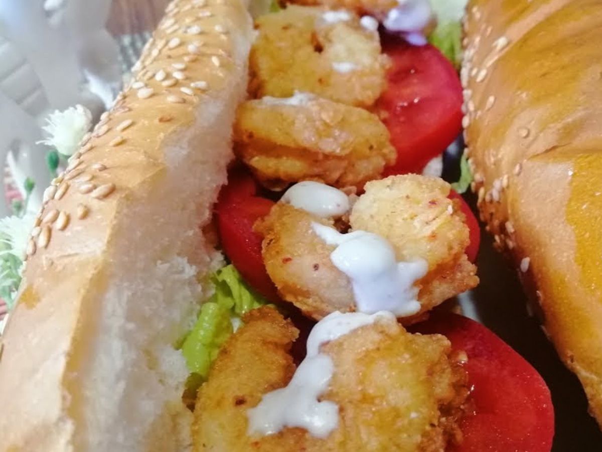 Crispy Shrimp Sandwich