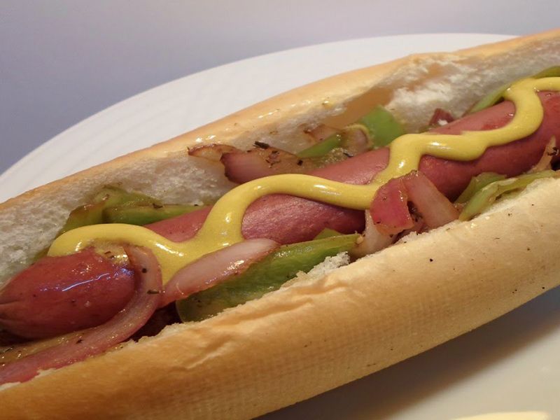 Oriental Sausage Sandwich