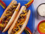 Oriental sausage sandwich