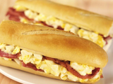 Omelette With Pastrami Sandwich