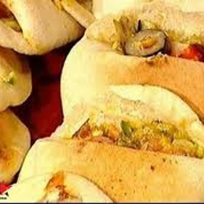 Omelette With Sausage Sandwich